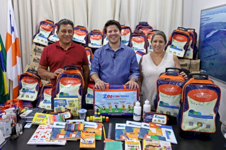 Em mais um ato inédito, Administração vai entregar kit de material escolar completo para estudantes da Rede Municipal de Ensino