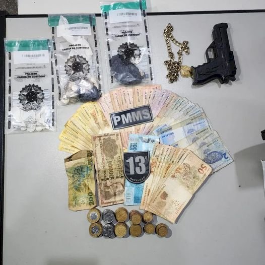 Em Paranaíba, Polícia Militar prende autores de tráfico de drogas no Jardim das Paineiras