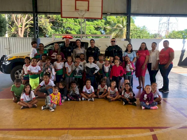 Em Paranaíba, Polícia Militar realiza palestra na Escola Liduvina