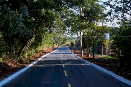 SEINTRA finaliza asfalto na estrada rancheira “Oásis”